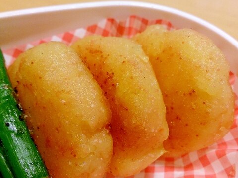 お弁当に☆明太マヨポテト餅